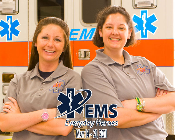 EMS workers Shannon and Nikki